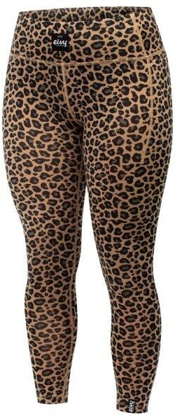 Eivy Pocket Wool Tights brown leopard
