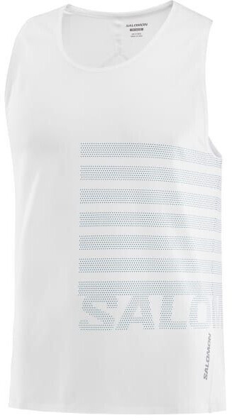 Salomon Sense Aero Singlet Tank Top white