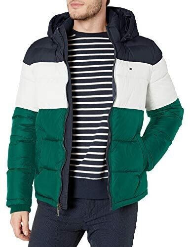 Tommy Hilfiger Hooded Puffer Jacket Down-Alternative Coat green