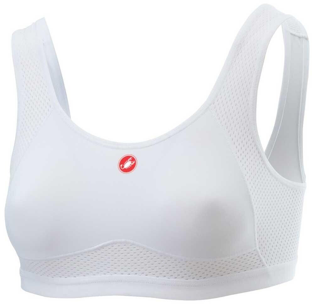 Castelli Rosso Corsa Bra white