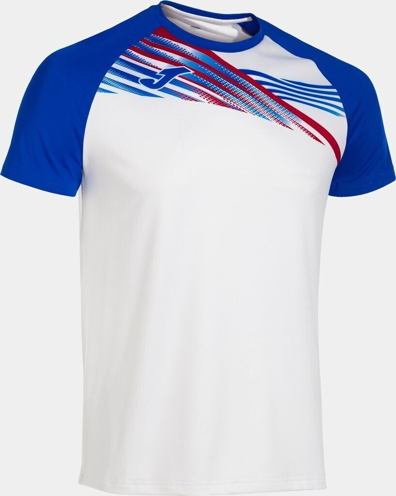 Joma Elite X T-Shirt white royal blue