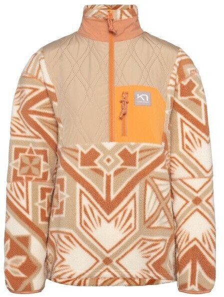 Kari Traa Rothe Half Zip Fleece Pullover lightbrown