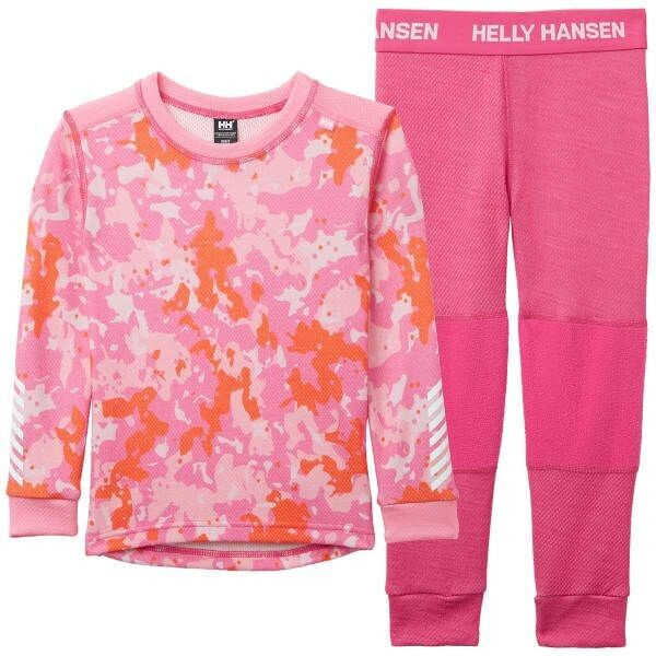 Helly Hansen K Graphic Lifa Merino SET dragon fruit splash camo 181