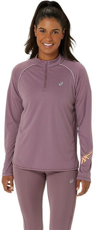 Asics Icon Zip LS Top dusty mauve watershed rose 2012C867