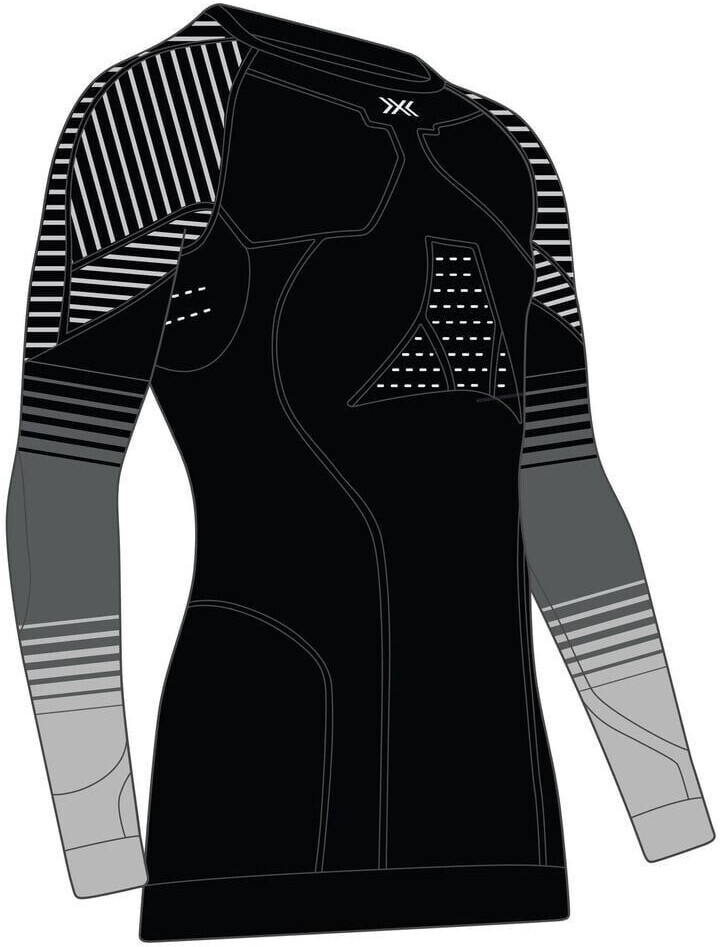 X-Bionic Invent FX Shirt L S Ski Underwear black grey light grey
