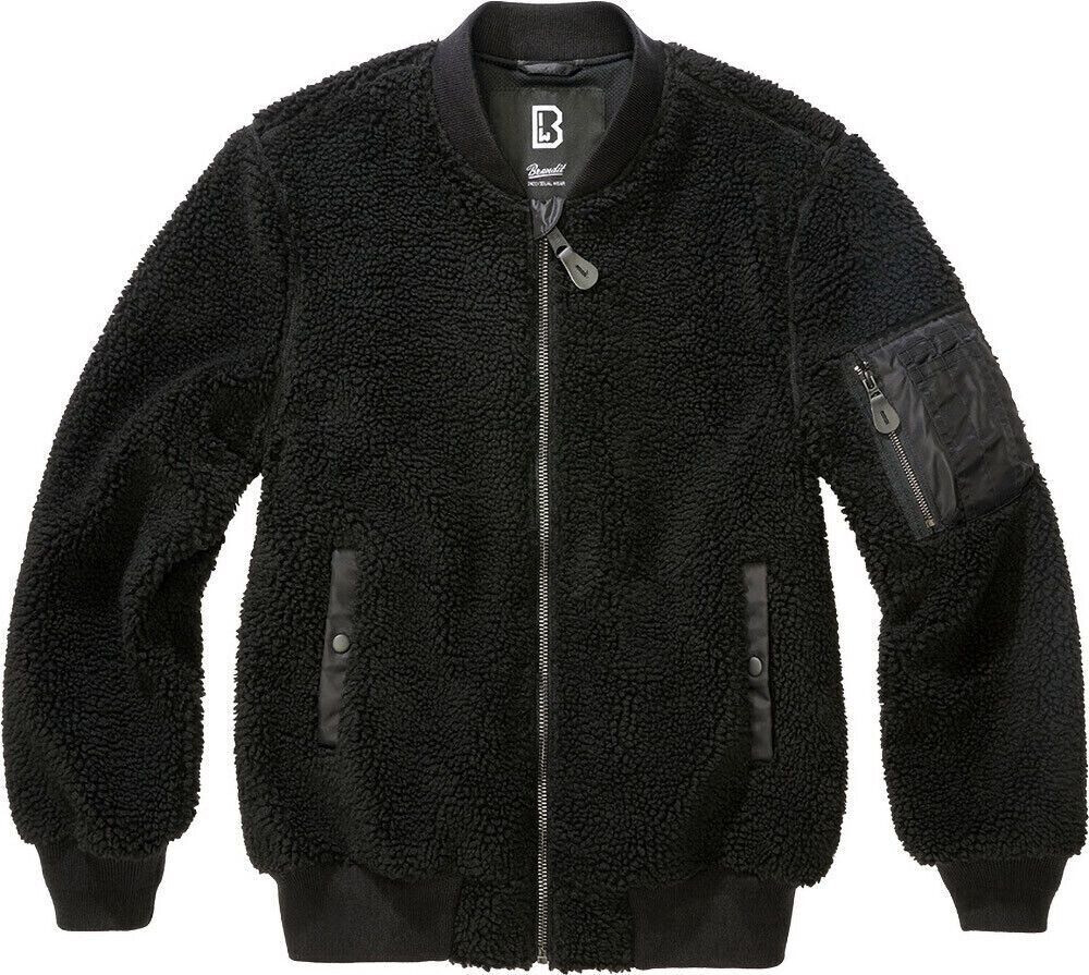 Brandit MA1 Sherpa Jacket black