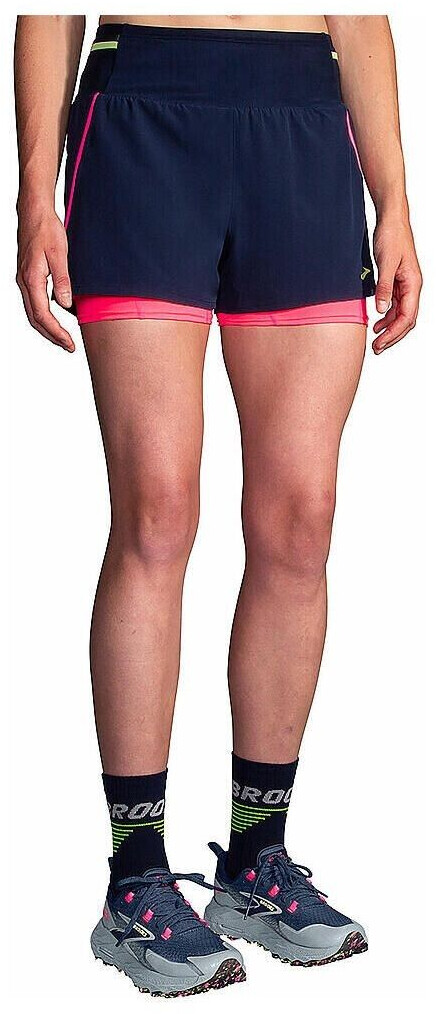 Brooks Running Shorts High Point 2in1 dark blue