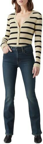 Levi's High Rise Bootcut Jeans blue swell