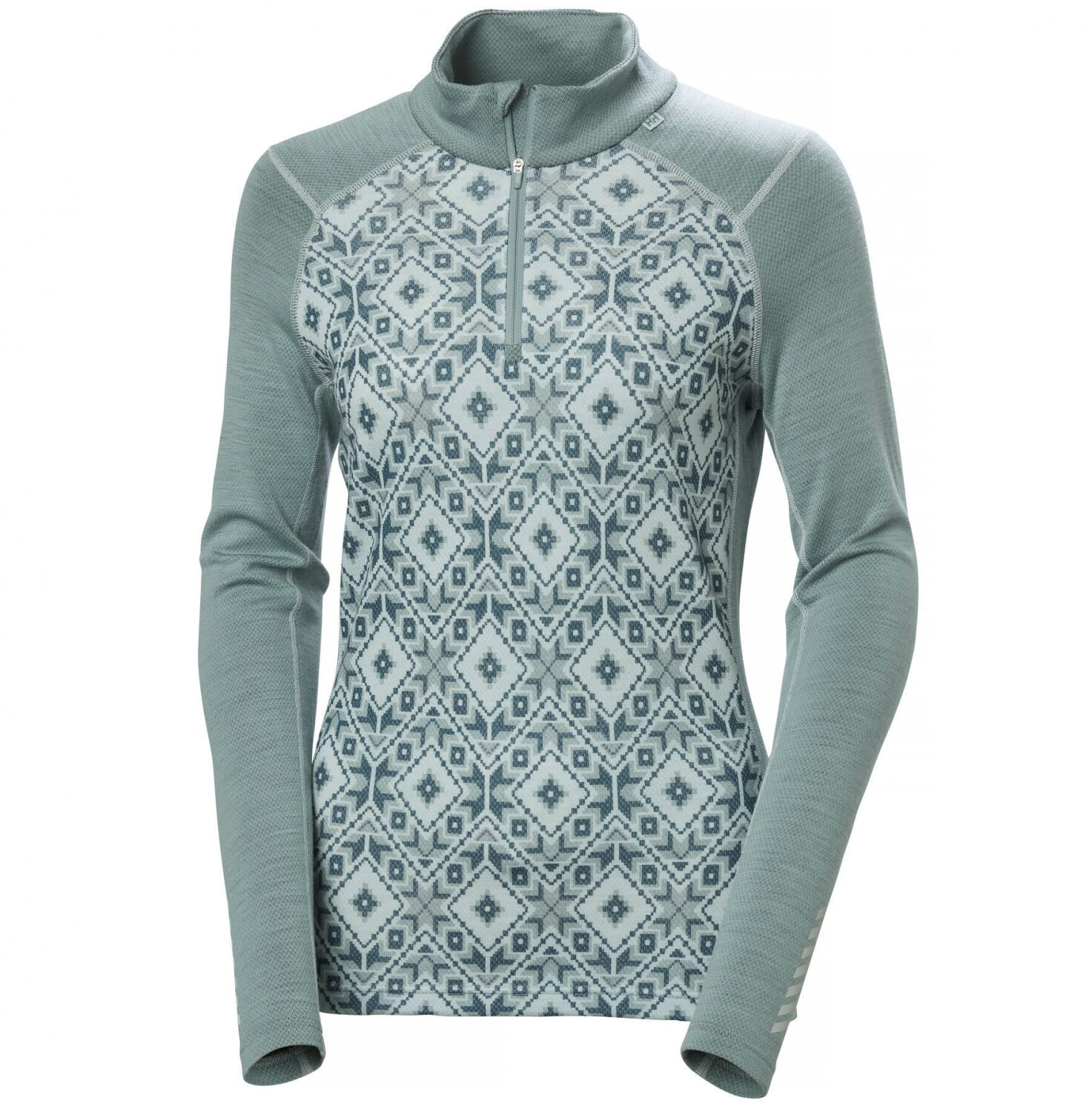 Helly Hansen Merino Midweight Graphic Zip cactus
