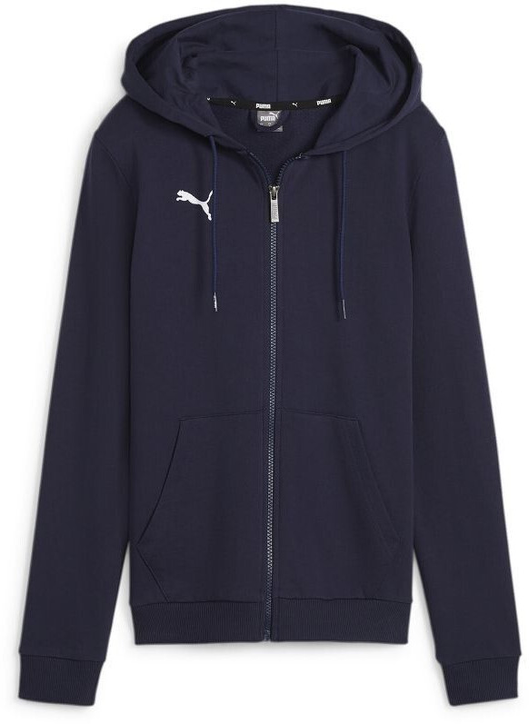Puma teamGOAL Casuals Hooded Jacket 658597-06 navy white