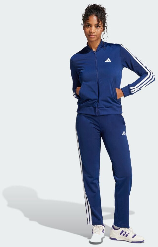 Adidas 3-Stripes Tracksuit dark blue