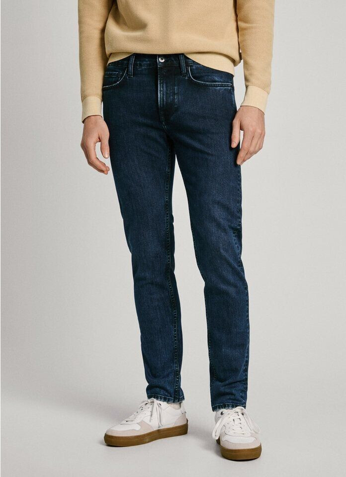 Pepe Jeans Slim-fit Jeans Clean Blue Black Wiser Wash