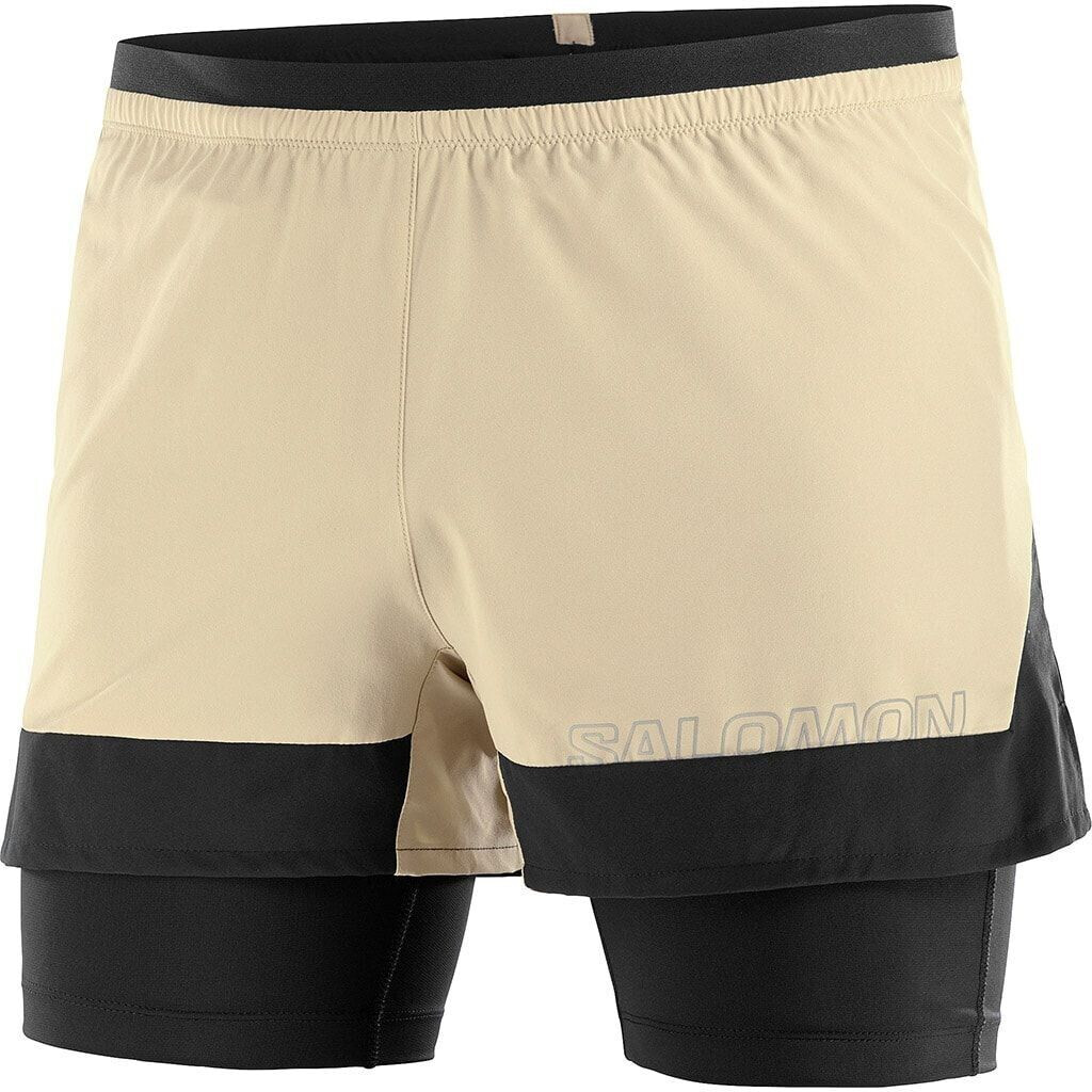 Salomon Cross 2in1 Shorts pepper white
