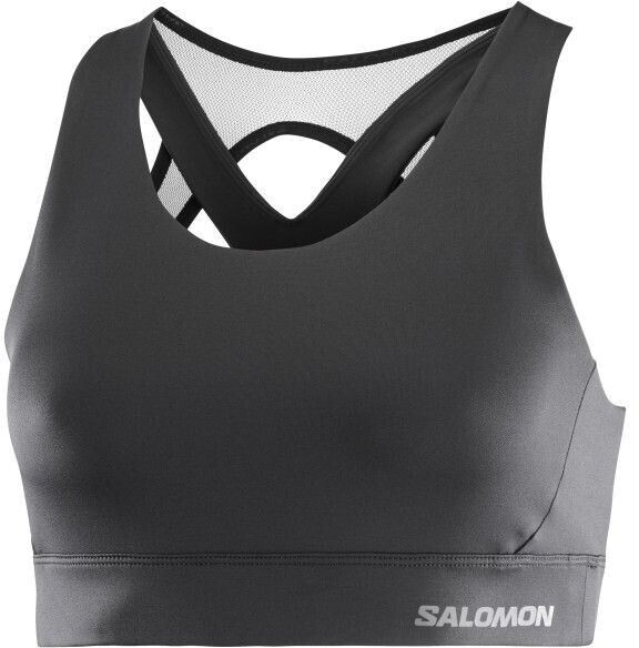 Salomon Cross Run Sports Bra Deep Black