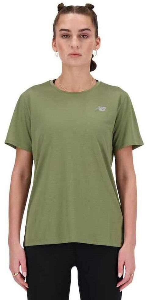 New Balance Womens Running S S Top dark olivine WT41222DEK