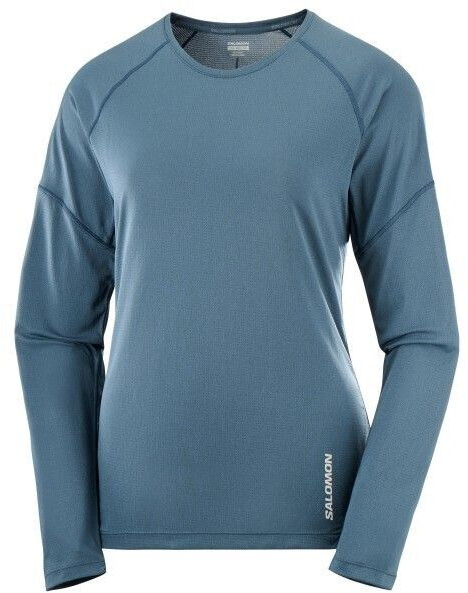 Salomon Cross Run L S Tee Performance Shirt midnight navy
