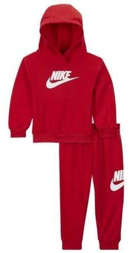 Nike Club Fleece Tracksuit red white