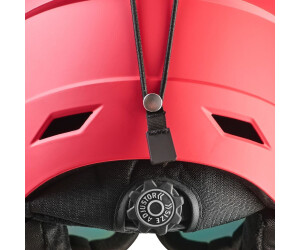Skihelm met vizier Zwart - Verstelbaar - Hoofdomtrek 58-61 cm