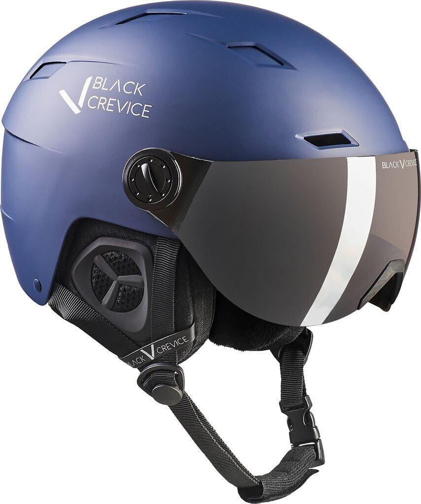 Black Crevice Skihelm mit Visier - Kirchberg navy