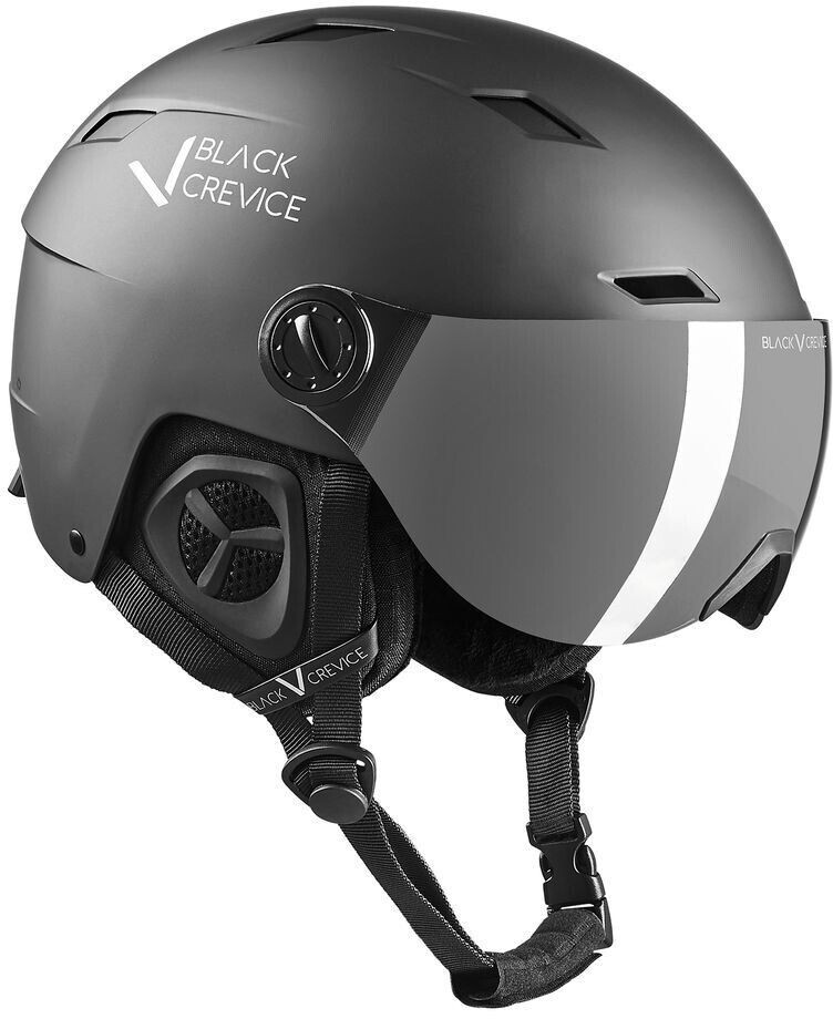 Black Crevice Skihelm mit Visier - Kirchberg black