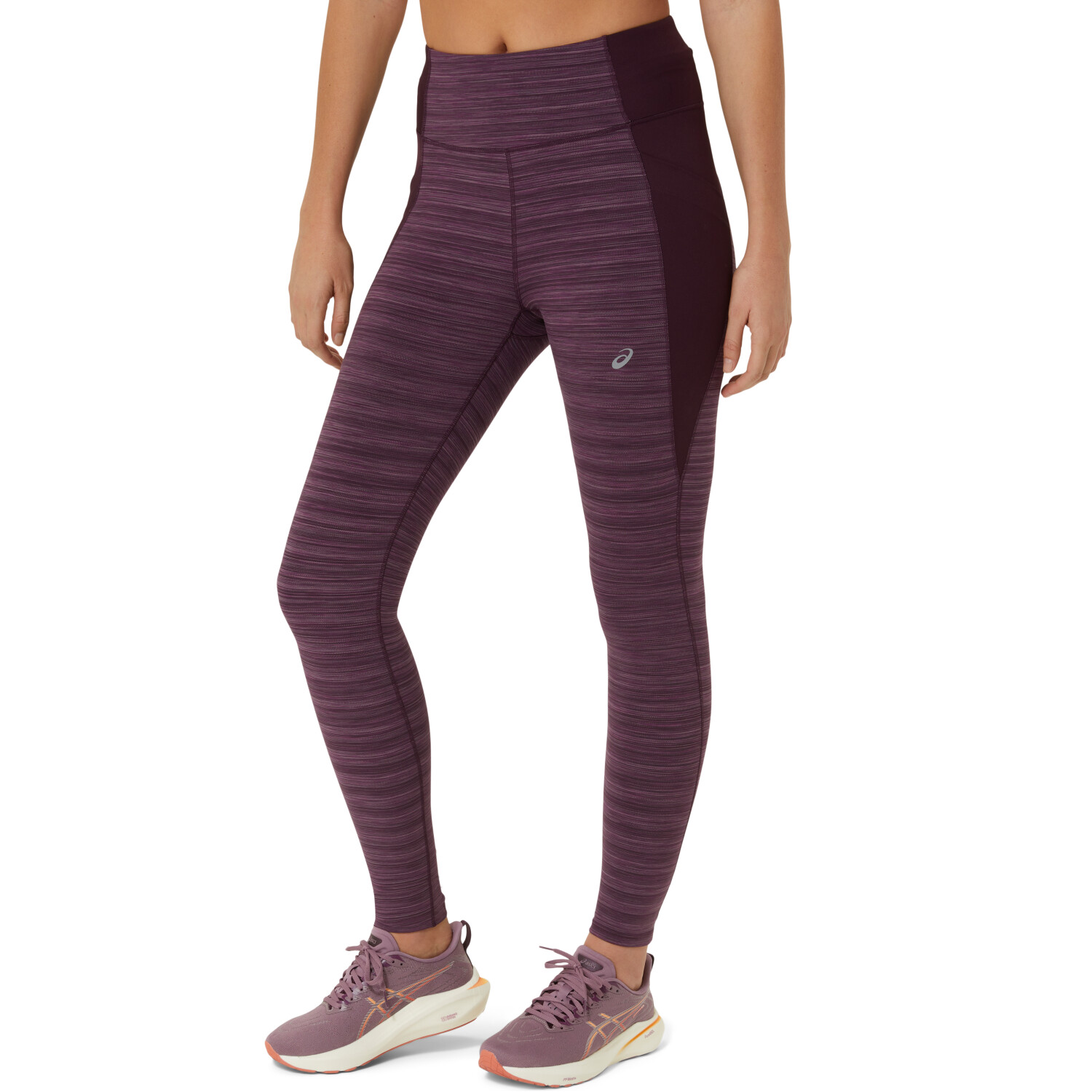 Asics nagino run tight dark aubergine heather 2012d066