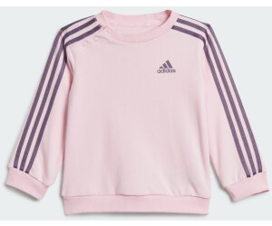Adidas 3 Streifen Jogginganzug Clear pink Shadow violet ab 28 00 Preisvergleich bei idealo