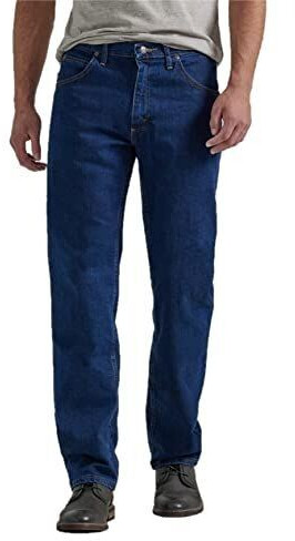 Wrangler Classic Five-Pocket Straight Leg Jeans Dark Indigo Flex