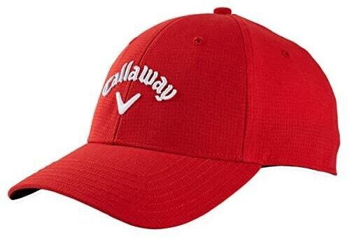Callaway Stitch Magnet Golf Cap red white