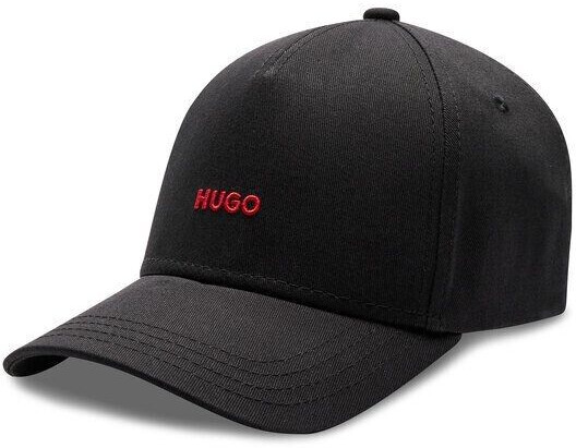 HUGO Cotton twill cap 50519255 black