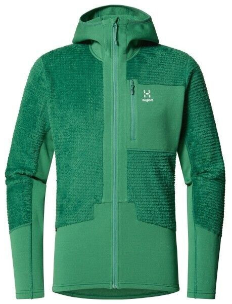 Haglöfs Roc Spitz Mid Hood Fleece Jacket darkjellygreen