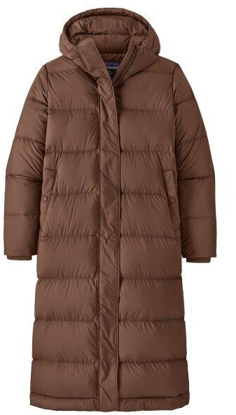 Patagonia Silent Down Long Parka brown