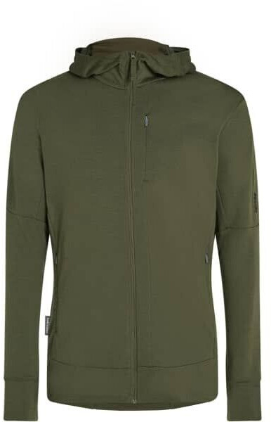 Icebreaker Merino Quantum Full Zip Hooded Jacket khaki