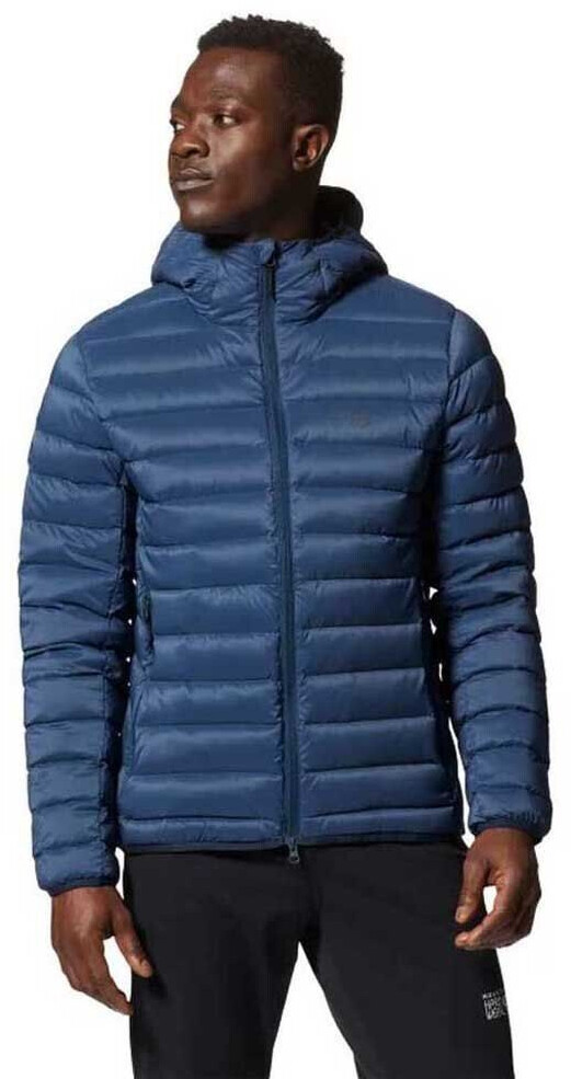 Mountain Hardwear Deloro Down Full Zip Hooded Jacket blue