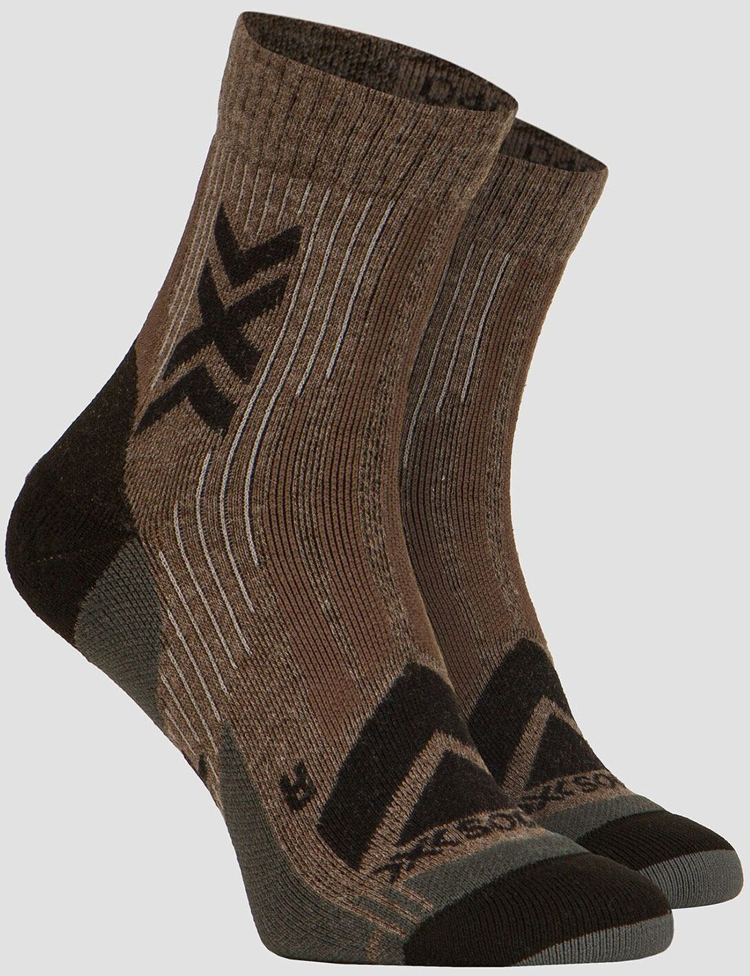 X-Socks Hike Perform Merino Ankle Hiking Socks brown black