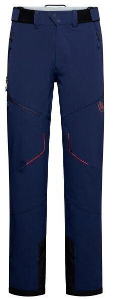 La Sportiva Excelsior Pant Ski Touring Pants blue cherry tomato
