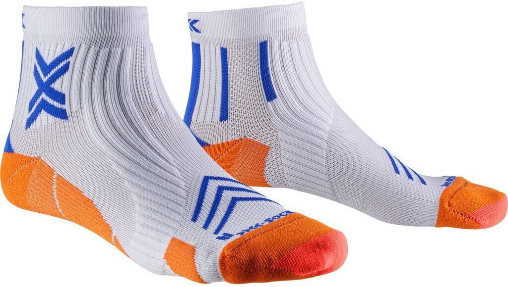 X-Socks Run Expert Ankle Running Socks white orange twyceblue