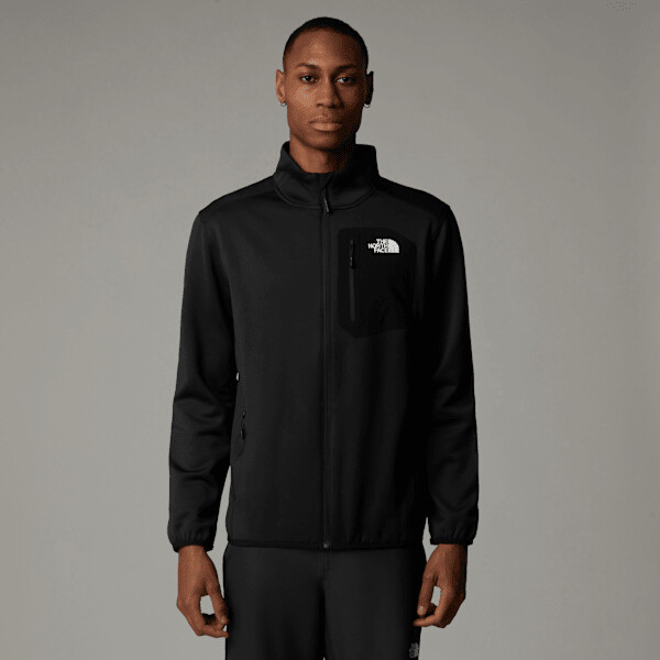 The North Face Crest Fleece with full zip Tnf black