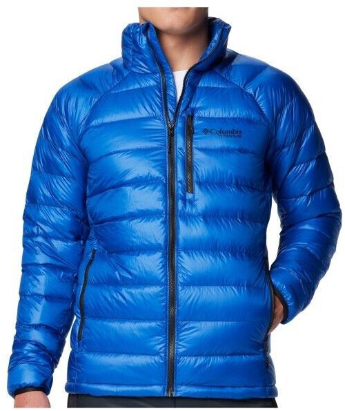 Columbia Arctic Crest Down Mountain Jacket blue black