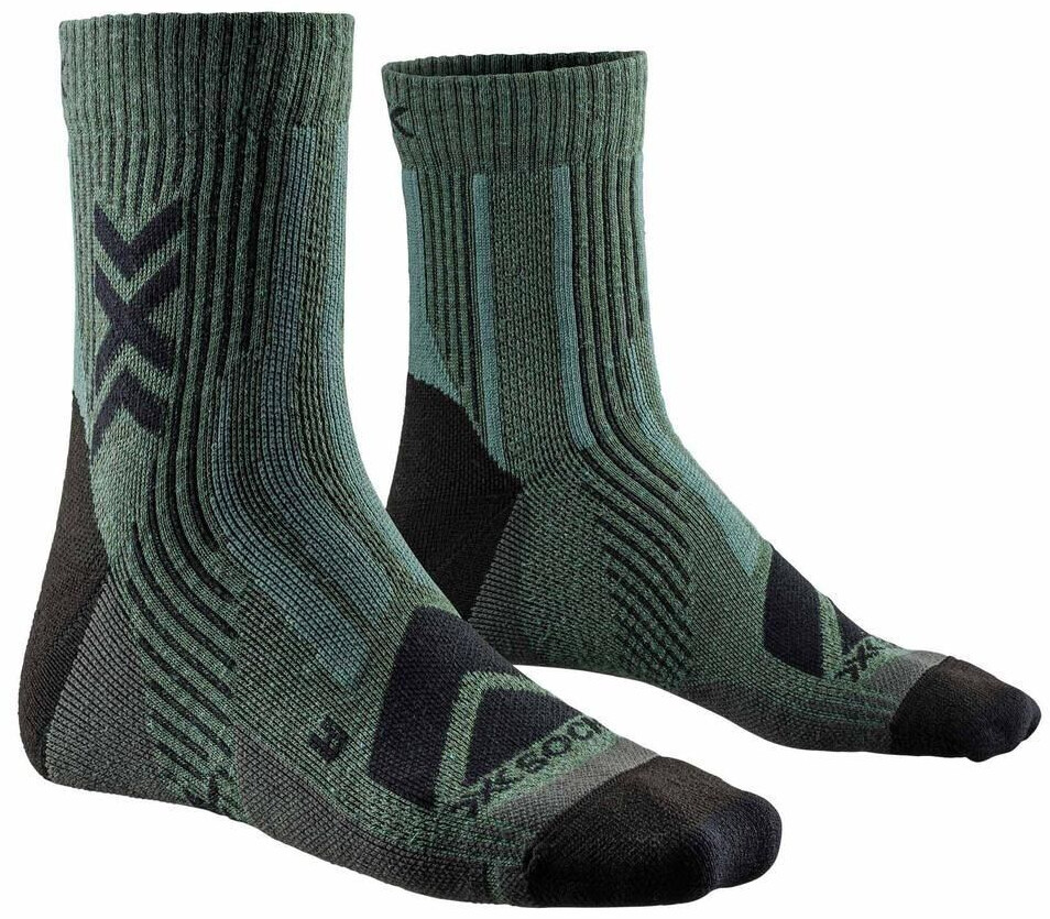 X-Bionic HIKE PERFORM MERINO ANKLE dark sage black