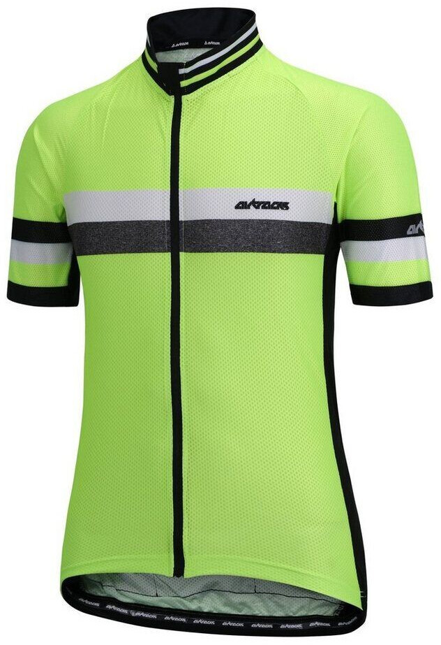 Airtracks Fahrradtrikot Kurzarm Pro Line III neon-weiß