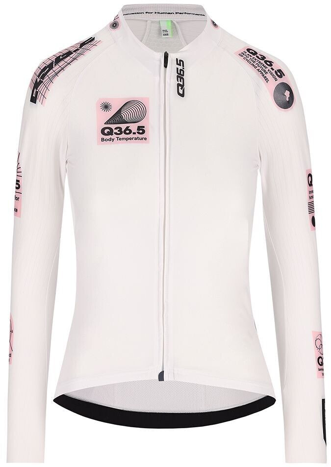 Q36,5 Gregarius Hybrid Light Retrofuture Long Sleeve Jersey white
