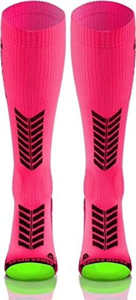 Sesto Senso Colorful Sports Socks – 3-12 Pairs, Breathable, Left/Right Labeled, For Running & Gym