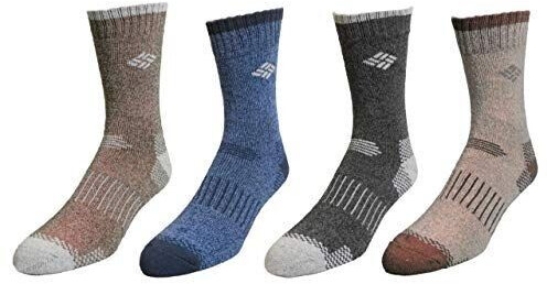 Columbia Moisture Control Crew Socks 4-Pack black