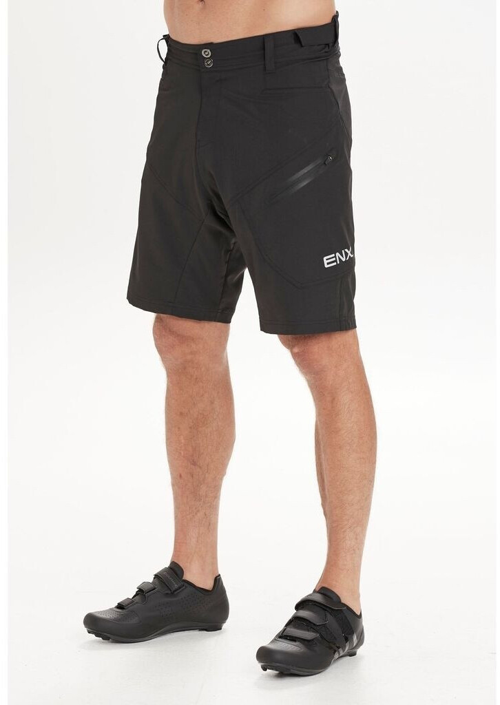 Endurance Radhose Jamal 2in1 herausnehmbarer Innentight schwarz