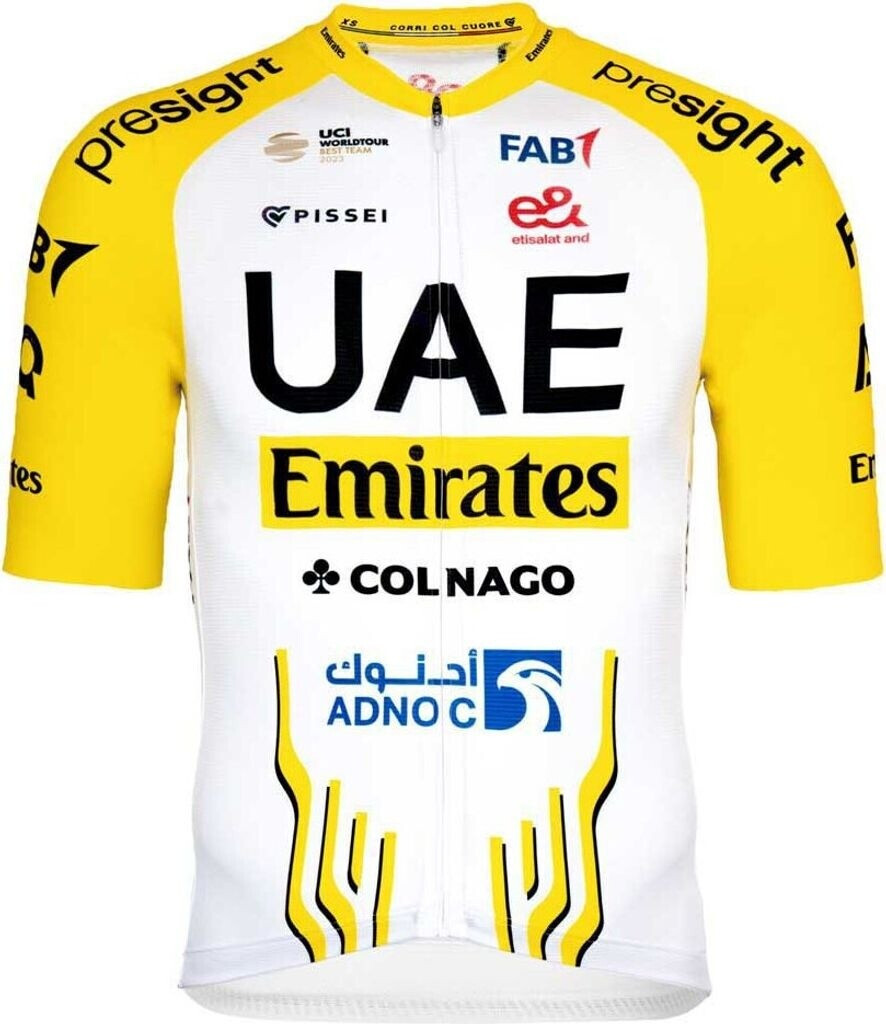 Pissei Uae Team Emirates Tour De France 2024 Replica Short Sleeve Cycling Jersey