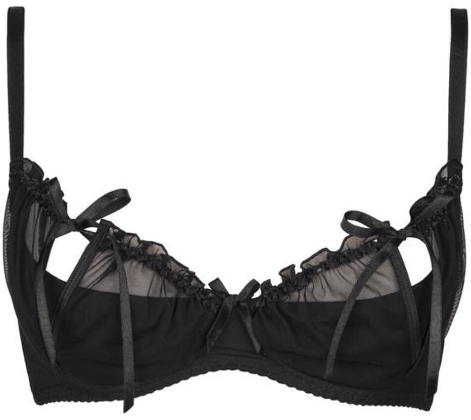 Axami Underwire Bra with Slots and Bows black