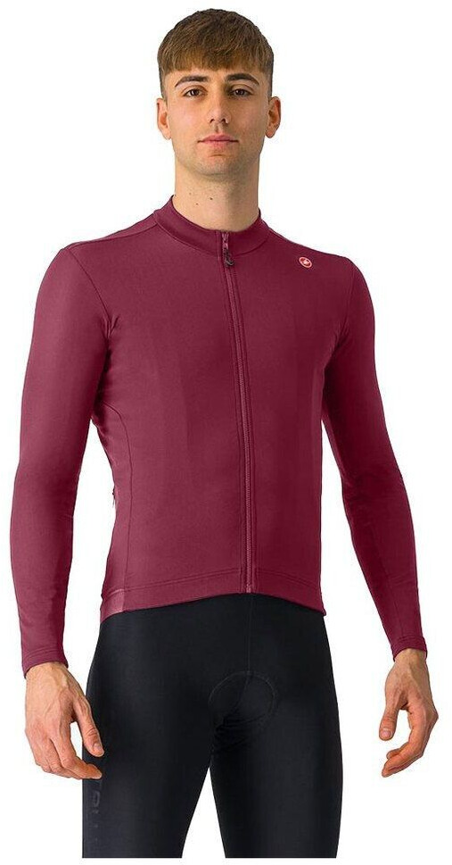 Castelli Espresso Thermal Long Sleeve Jersey dark violet