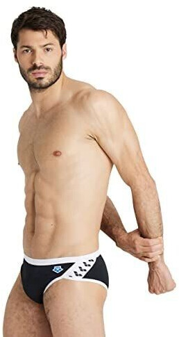 Arena Icons Swim Briefs Slip black white