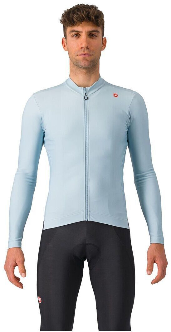 Castelli Espresso Thermal Jersey winter sky dark gray