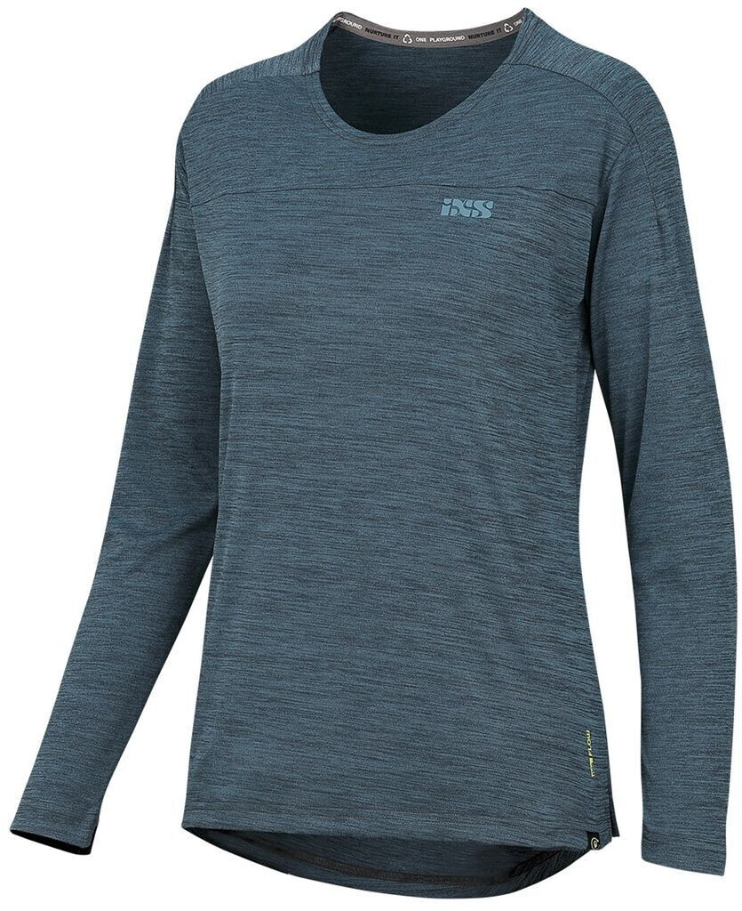 IXS Flow X Damentrikot langärmlig blau schwarz